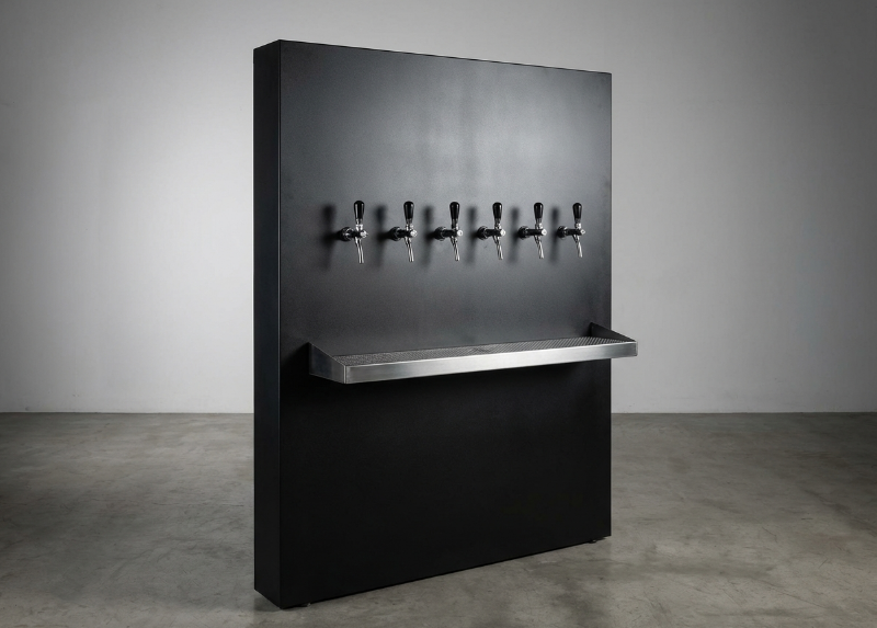 painel com torneiras para chopp